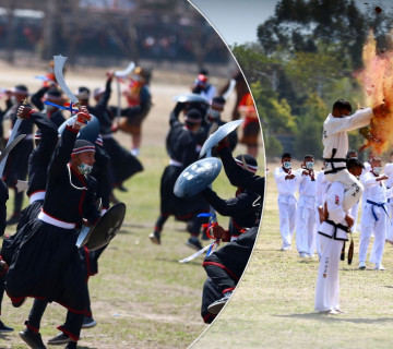 सेना दिवसमा महाशिवरात्रि बढाइँ र शिवताण्डव नृत्य [तस्वीरहरू]